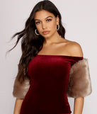 So Luxe Faux Fur Shawl