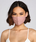 Three Pack Lace Detail Face Masks
