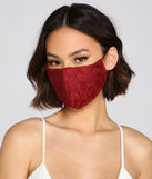 Three Pack Lace Detail Face Masks