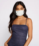 Glitter Face Mask With Earloops