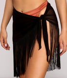 Fab N' Fringe Mesh Swim Coverup for 2022 festival outfits, festival dress, outfits for raves, concert outfits, and/or club outfits