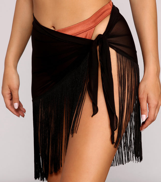 Fab N' Fringe Mesh Swim Coverup for 2022 festival outfits, festival dress, outfits for raves, concert outfits, and/or club outfits