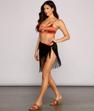 Fab N' Fringe Mesh Swim Coverup for 2022 festival outfits, festival dress, outfits for raves, concert outfits, and/or club outfits