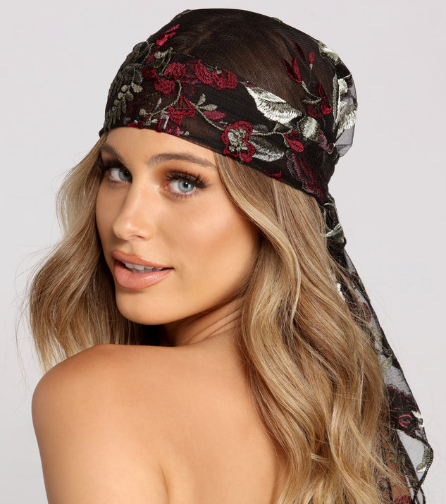 Falling For Florals Swim Coverup