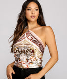 Bohemian Beauty Satin Paisley Scarf