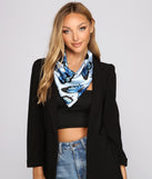 With fun and flirty details, Fab And Fluttery Satin Butterfly Scarf shows off your unique style for a trendy outfit for the summer season!