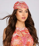 Bohemian Dreams Paisley Print Headwrap