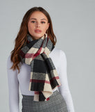 Timelessly Chic Plaid Blanket Scarf
