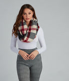 Timelessly Chic Plaid Blanket Scarf