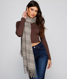 Classic Cozy Plaid Scarf