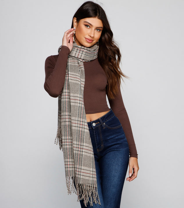 Classic Cozy Plaid Scarf