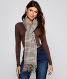 Classic Cozy Plaid Scarf