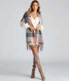 Warm Embrace Buffalo Plaid Blanket Scarf
