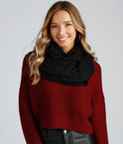 Cutie In Ruffles Infinity Scarf