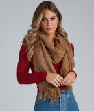 Cuddle Weather Marled Knit Scarf