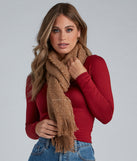 Cuddle Weather Marled Knit Scarf