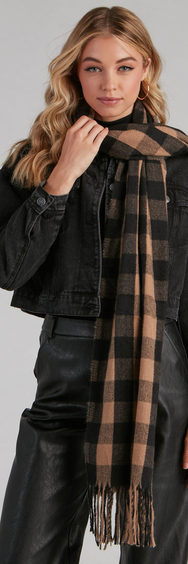 Always Classic Checkered Scarf
