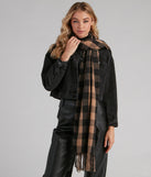 Always Classic Checkered Scarf