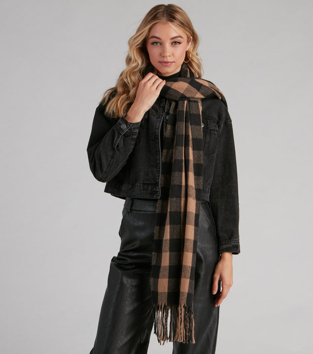 Always Classic Checkered Scarf