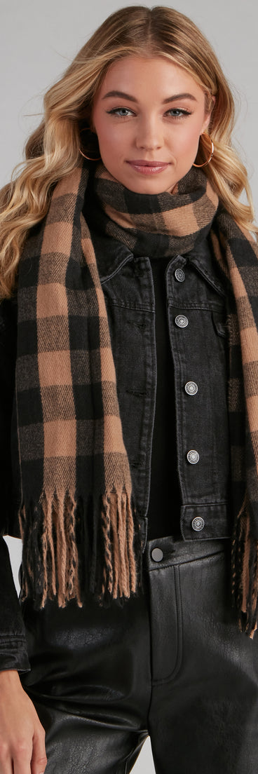 Always Classic Checkered Scarf
