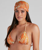 You’ll look stunning in the Retro Getaway Mesh Headwrap when paired with its matching separate to create a glam clothing set perfect for parties, date nights, concert outfits, back-to-school attire, or for any summer event!