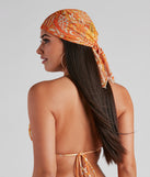 Retro Getaway Mesh Headwrap for 2023 festival outfits, festival dress, outfits for raves, concert outfits, and/or club outfits