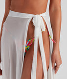 Major Vacay Vibes Mesh Swim Wrap for 2022 festival outfits, festival dress, outfits for raves, concert outfits, and/or club outfits