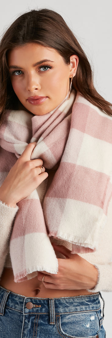 Autumn Chill Buffalo Plaid Scarf