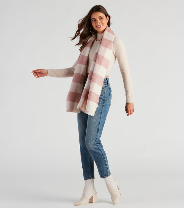 Autumn Chill Buffalo Plaid Scarf & Windsor