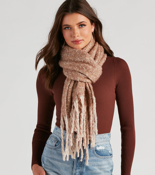 Autumn Vibes Fringe Blanket Scarf Windsor - Main Image
