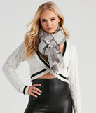 Bundle Up Plaid Blanket Scarf