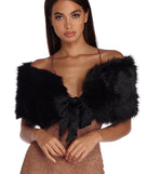 Fur Elegance Stole Wrap is the perfect Homecoming look pick with on-trend details to make the 2023 HOCO dance your most memorable event yet!