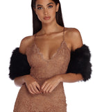 Fur Elegance Stole Wrap helps create the best summer outfit for a look that slays at any event or occasion!