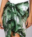 Palm Paradise Wrap Cover Up