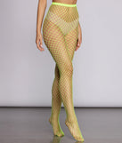 Electric Fishnet Tights
