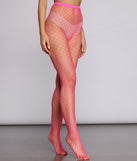 Electric Fishnet Tights