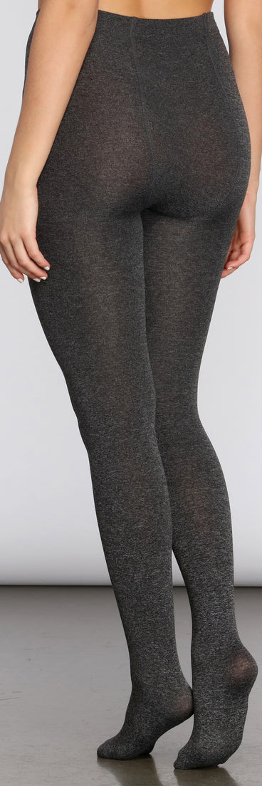 Fleece Lined Tights Set Of Two
