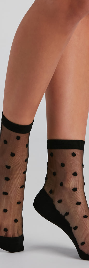 Miss Posh Polka Dot Socks