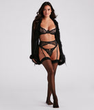 Alluring Sheer Over-The-Knee Stockings