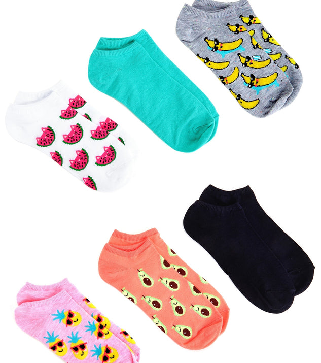 Fun And Fruity Sock Multi-Pack provides essential lift and support for creating your best summer outfits of the season for 2023!