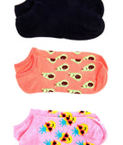 Fun And Fruity Sock Multi-Pack provides essential lift and support for creating your best summer outfits of the season for 2023!