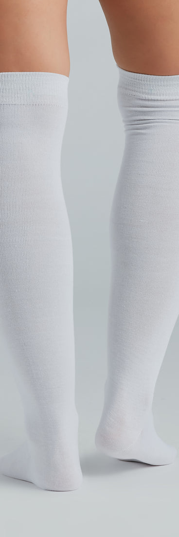 Over The Knee Knit Socks