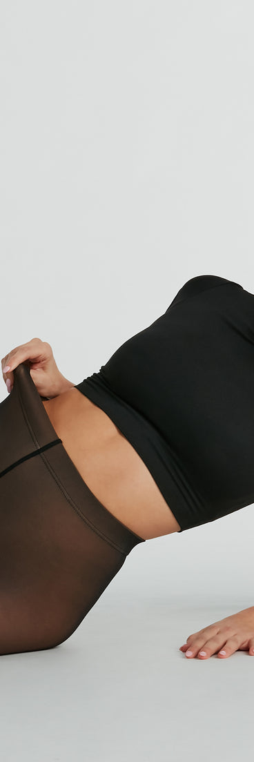 Luxe Faux Sheer Tights