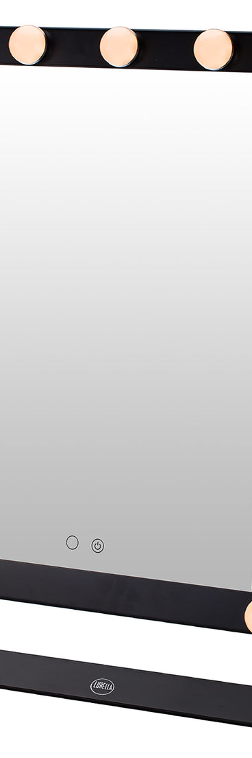 Lurella Black Vanity Mirror