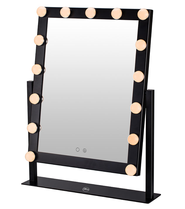 Lurella Black Vanity Mirror