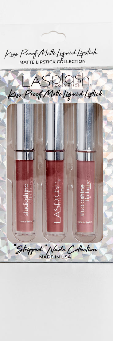 La Splash X Windsor Liquid Lipstick "Stripped Nude" Collection