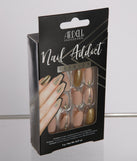 Ardell Nail Addict Glitter and Rhinestone Press On Nails is a trendy pick to create 2023 festival outfits, festival dresses, outfits for concerts or raves, and complete your best party outfits!