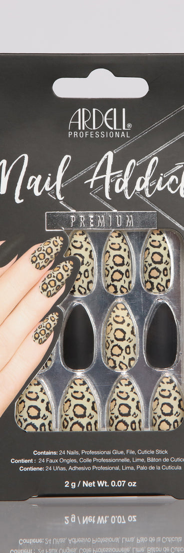 Ardell Nail Addict Leopard Print Press On Nails is a trendy pick to create 2023 festival outfits, festival dresses, outfits for concerts or raves, and complete your best party outfits!