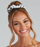 Fuzzy Three-Pack Micro Fiber Scrunchies