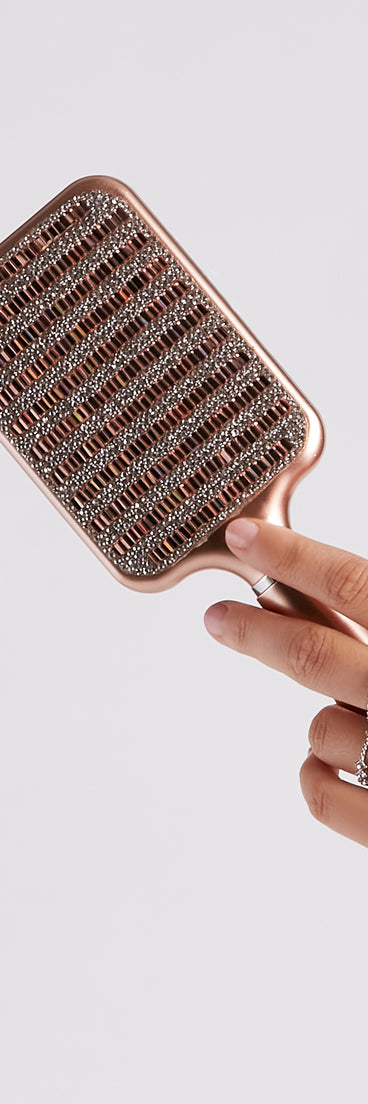 Beauty Lover Rhinestone Paddle Hairbrush
